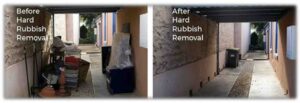 Hard Rubbish Before and After 