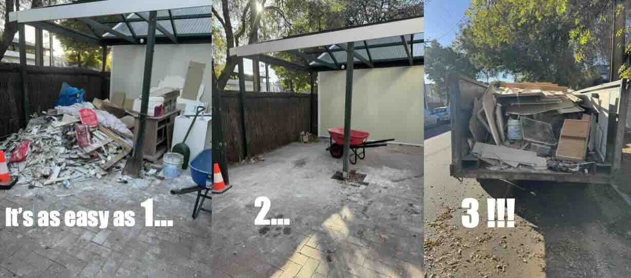 Rubbish Removal in 3 Easy Steps